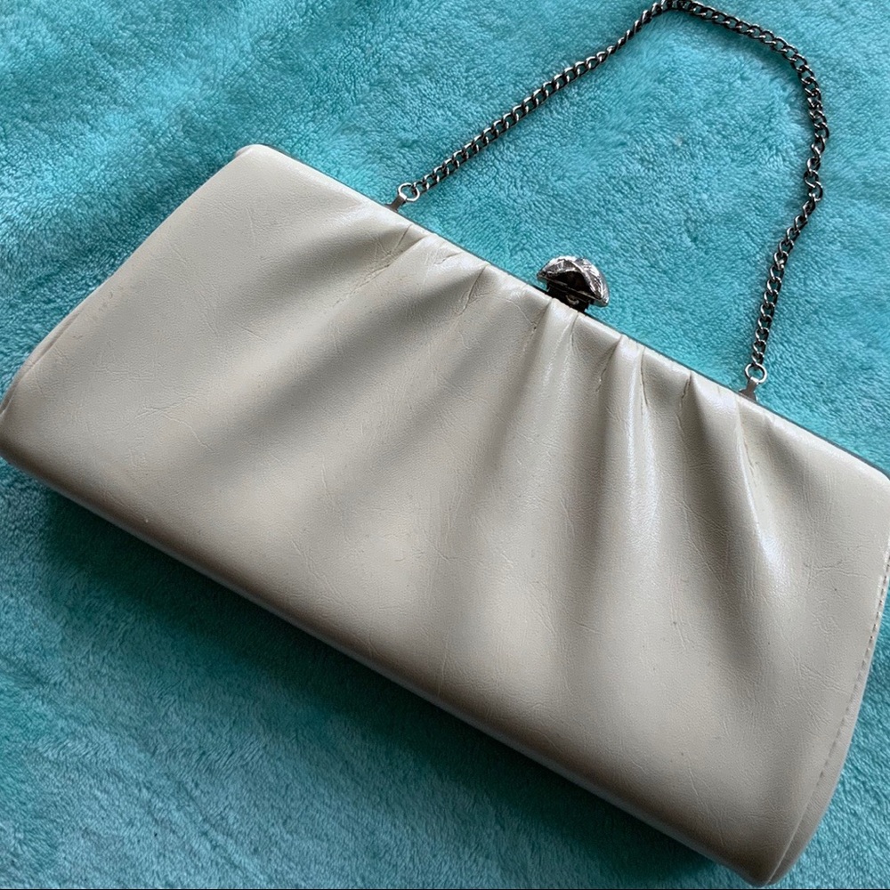 Vintage Cream Handbag/Clutch